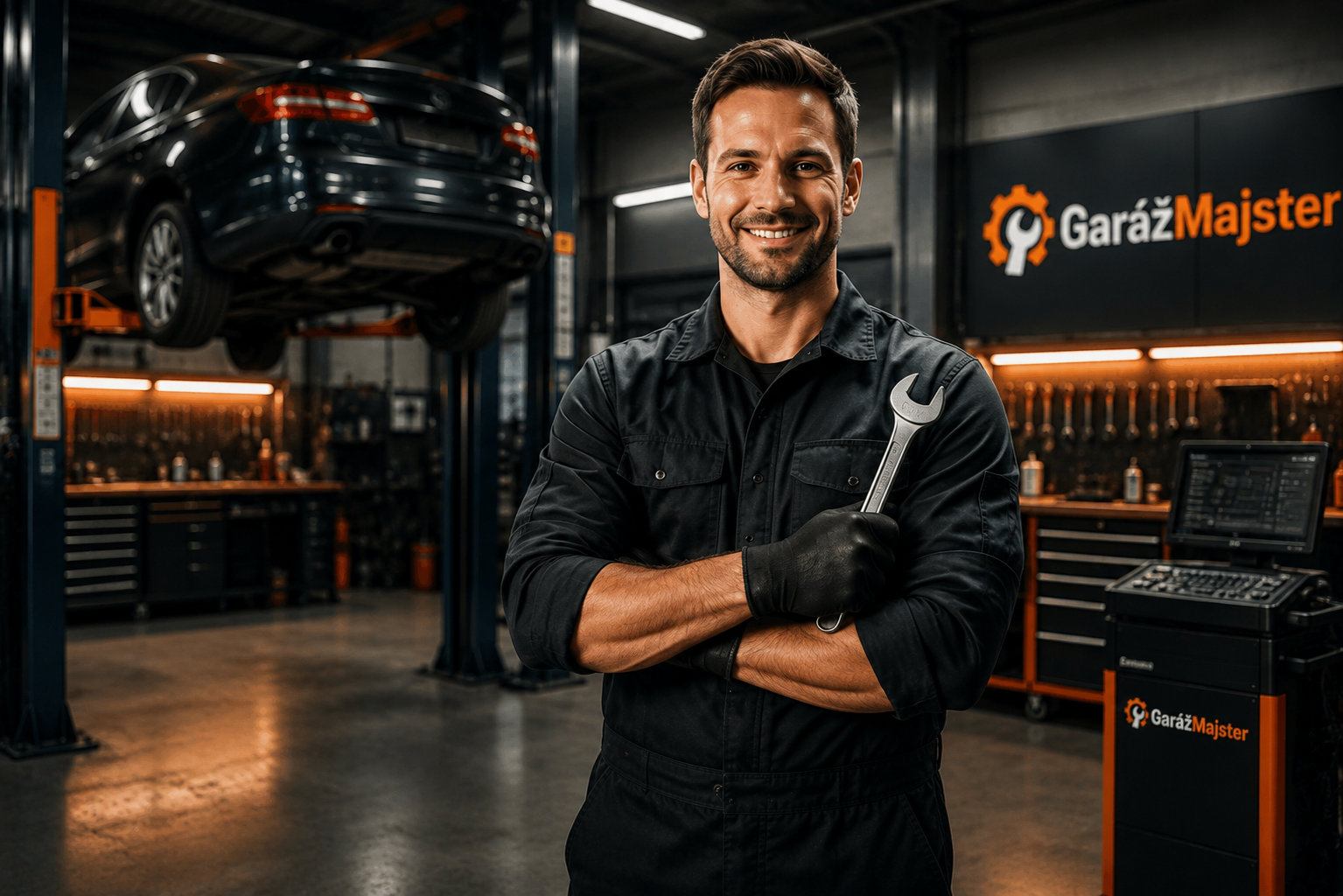 Spokojný automechanik